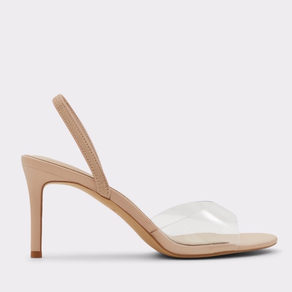 ALDO - Aitana Strappy Heeled Sandal, Bone, Size 8.5 US